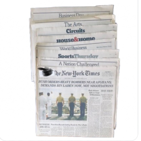 9/20/2001 The New York Times - Picture 2 of 6